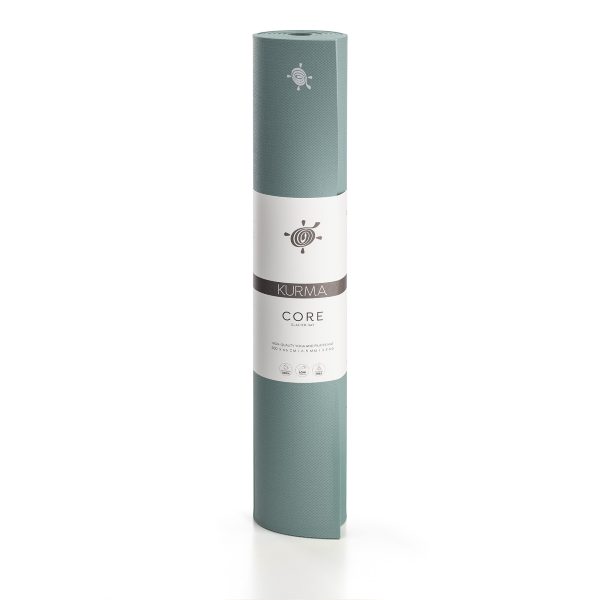 kurma yoga mat core glacier bay 200cm upright