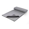 kurma yoga deken anthracite met omgevouwen hoek