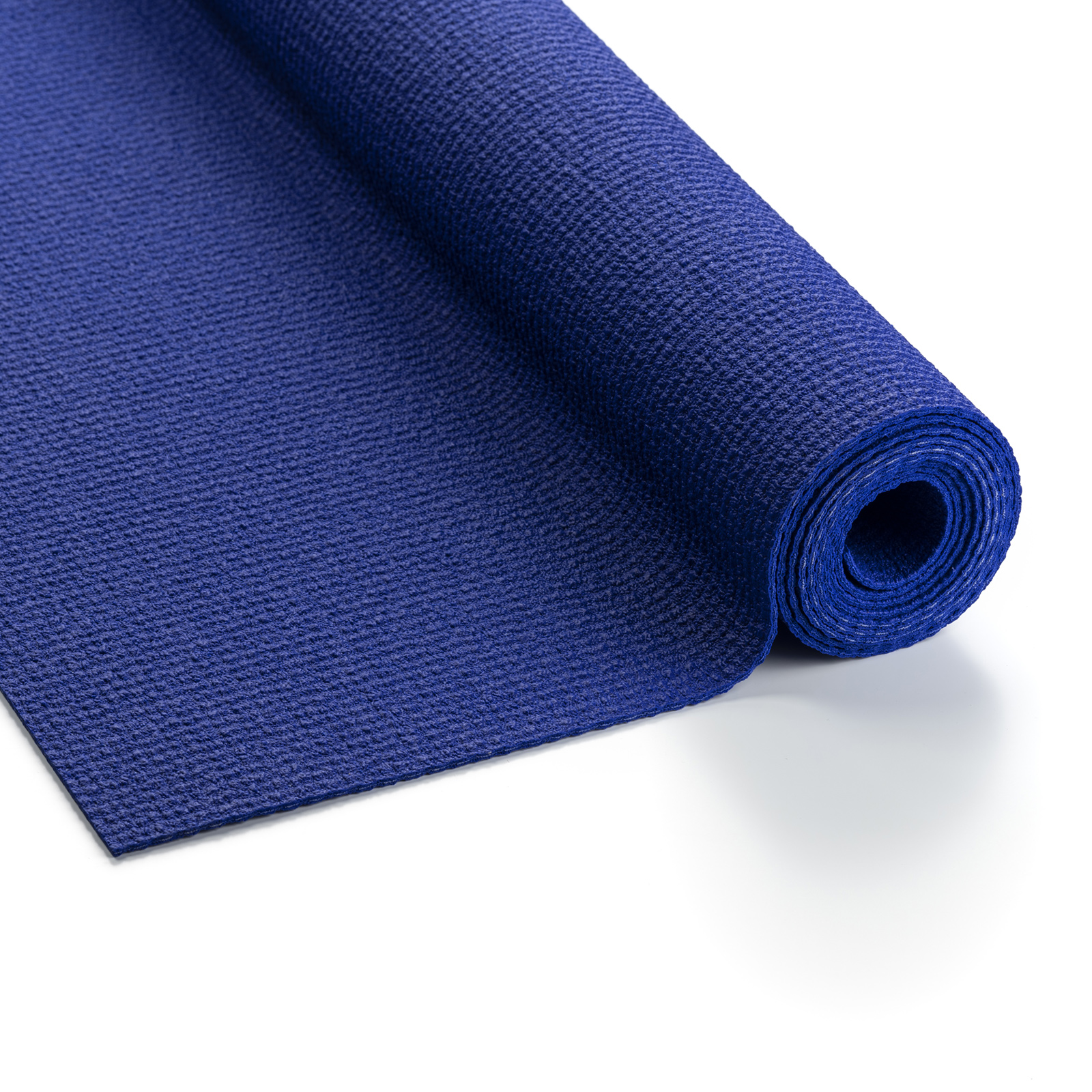 kurma spezial yogamatte spectrum blue gerollt