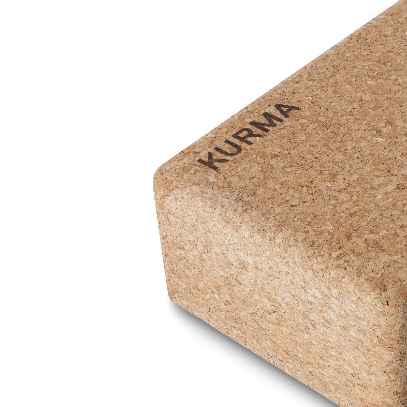 Kurma_yoga_cork brick_detail round edge and corner