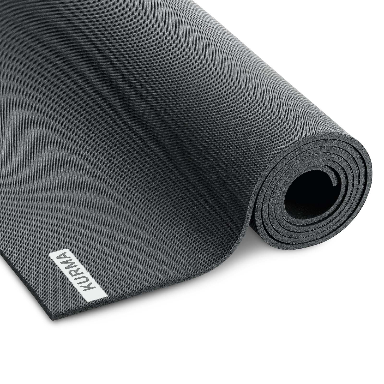 kurma_yoga_core_black_mat_new logo_rolled_top surface