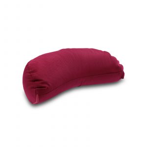 Kurma yoga crescent meditation cushion burgundy