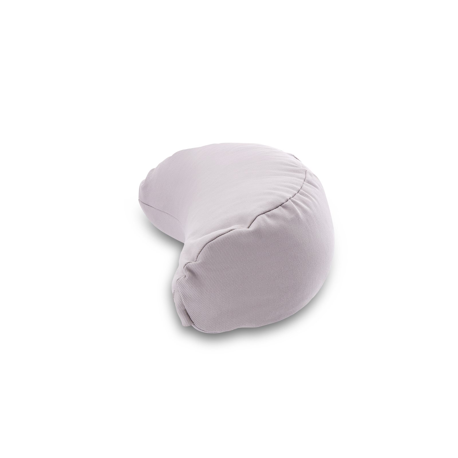 kurma_yoga_crescent_cushion_dayspring_gots_06 Kurma Yoga crescent meditation cushion dayspring lateral side shot