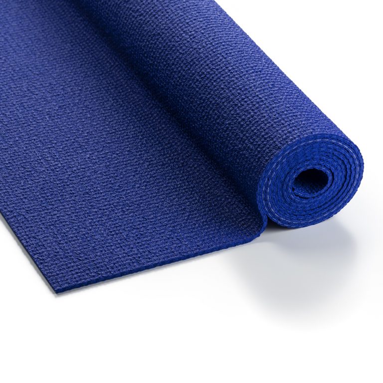 Kurma Extra Yoga mat spectrum blue rolled