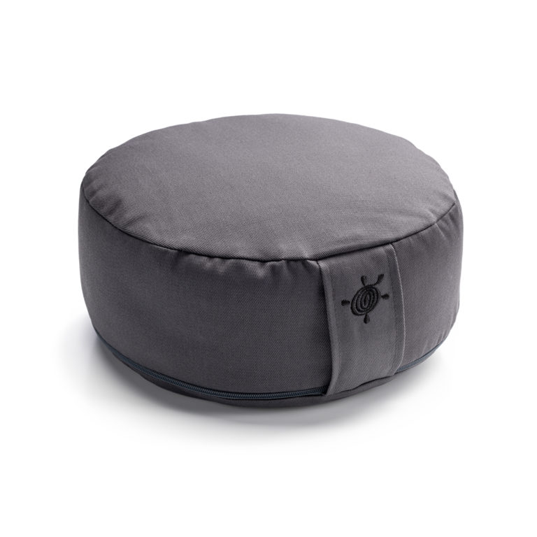 Kurma yoga round cushion anthracite