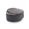 Kurma yoga rond meditatiekussen anthracite detail rits