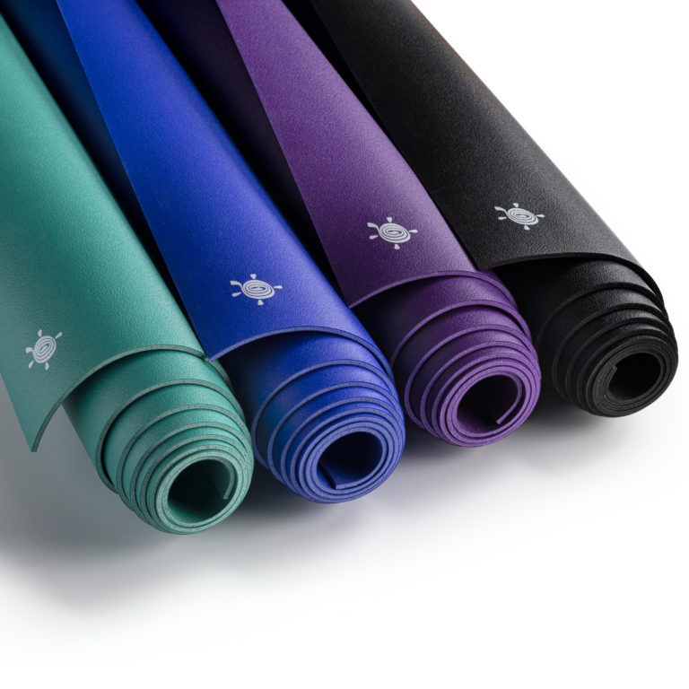 Kurma Geco Lite Yoga mats group shot with four colors