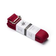 Kurma Evolve Yoga strap burgundy with banderole