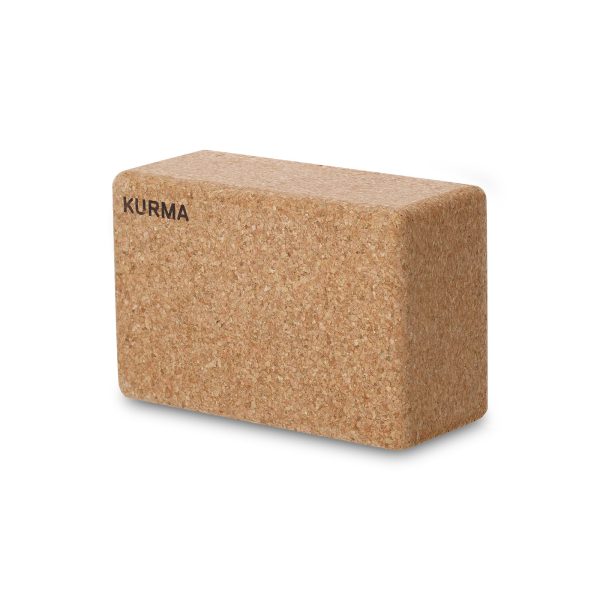 Cork yoga XL block - KURMA Yoga goods - Get a grip