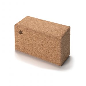 Gaiam Cork Yoga Brick Block-Natural 100% Renewable & Reusable Eco Friendly-New 