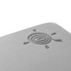 kurma yoga foam brick grey laser etched logo