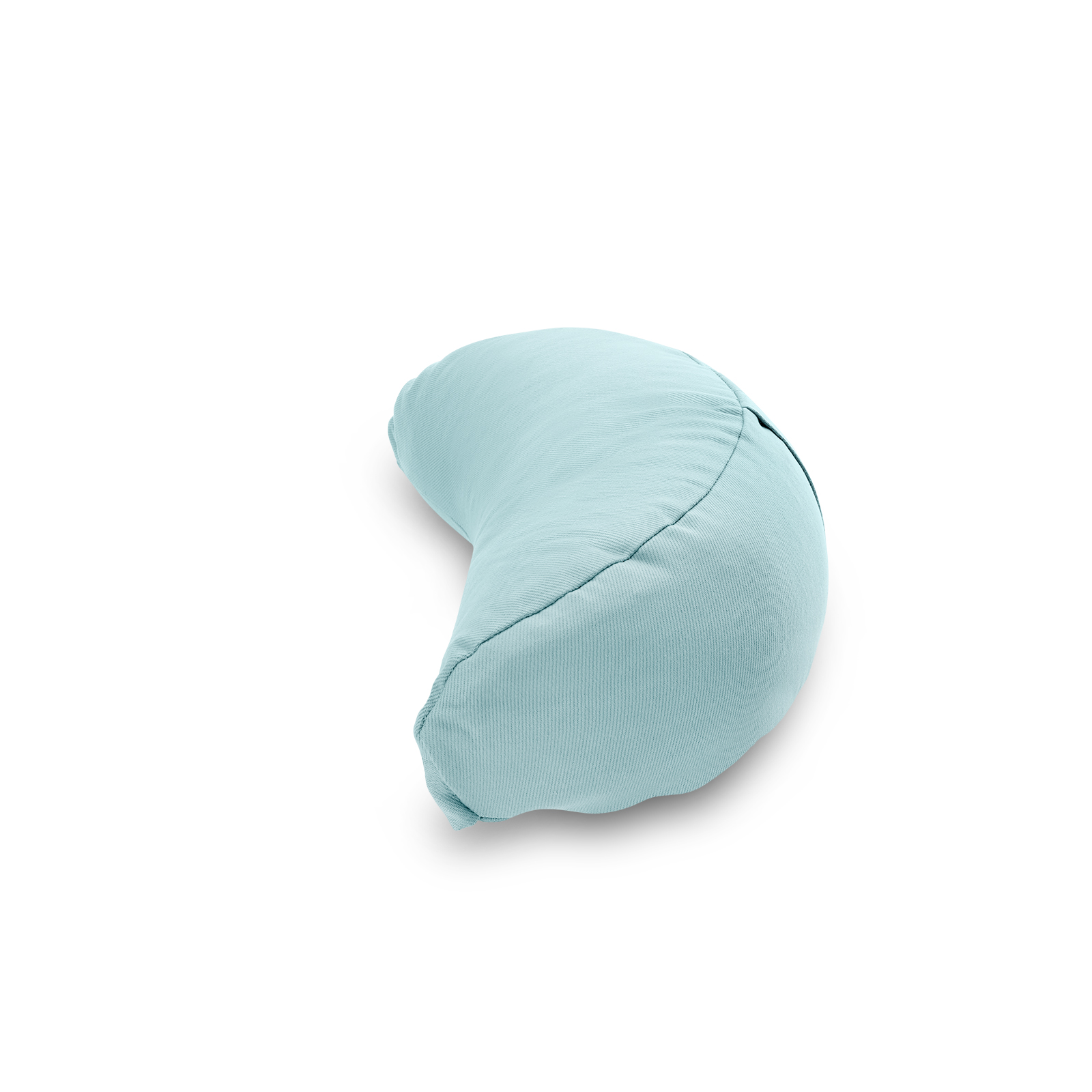 kurma_yoga_crescent_cushion_glacier-bay_gots_06 Kurma Yoga crescent meditation cushion glacier bay lateral side shot