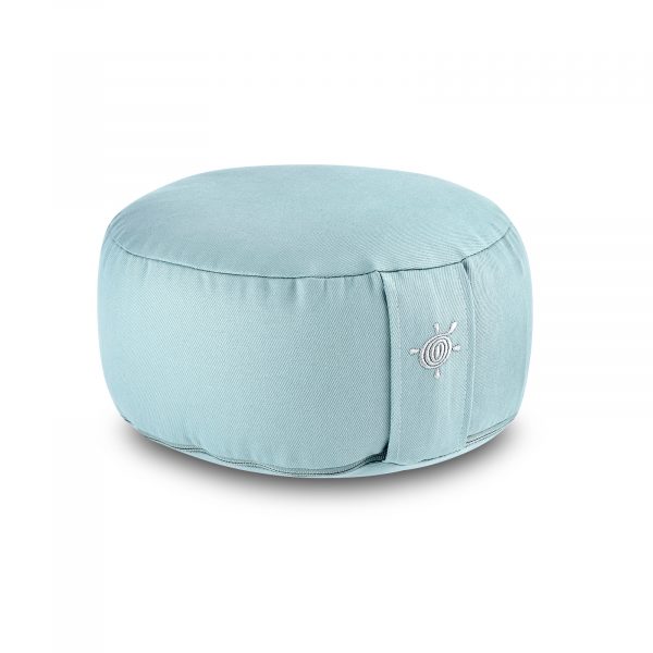 Kurma Yoga round meditation cushion glacier bay